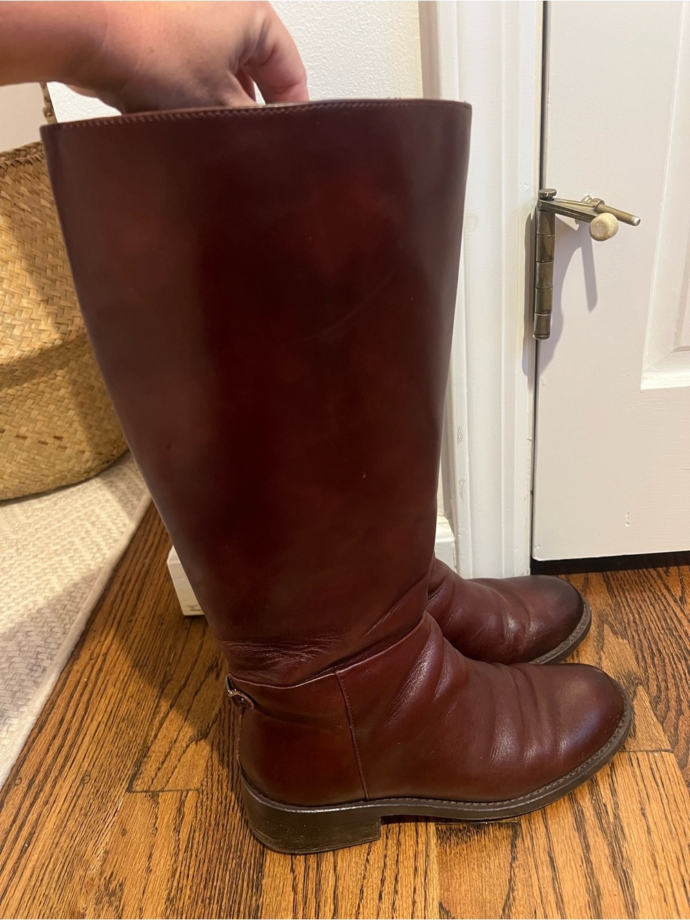 Sam Edelman Milla Wide Calf Knee High Dark Brown Boots- Size 10 - Picture 7 of 12
